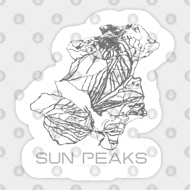 Sun Peaks Resort 3D Sticker by Mapsynergy